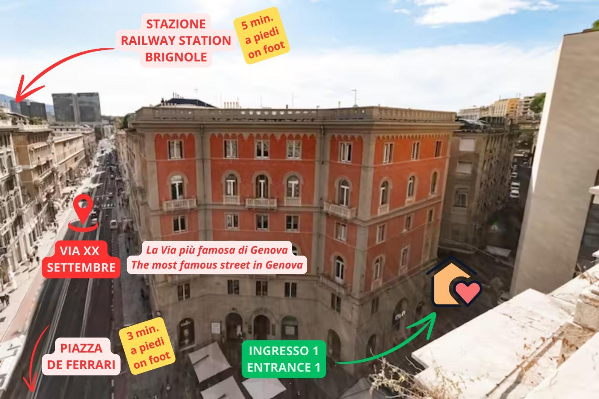 Casa Via XX Settembre - La Via Piu Famosa Di Genova Διαμέρισμα Εξωτερικό φωτογραφία